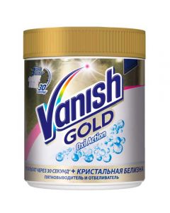 Vanish Gold Oxi Action Stain remover and bleach Crystal whiteness for white fabrics 500g - cheap price - buy-pharm.com