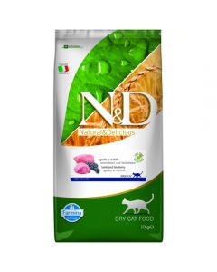 Farmina N&D Adult cat food lamb, blueberry 10kg - cheap price - buy-pharm.com