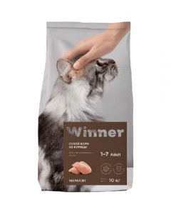 WINNER dry food for sterilized cats chicken 10kg - cheap price - buy-pharm.com
