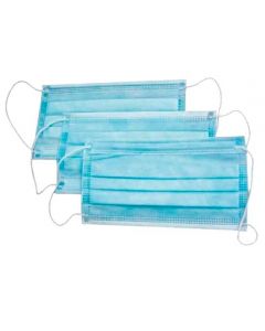 Medical mask 3-layer with elastic bands - cheap price - buy-pharm.com