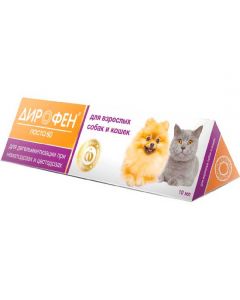Dirofen-paste 60 for adult dogs and cats 10ml - cheap price - buy-pharm.com