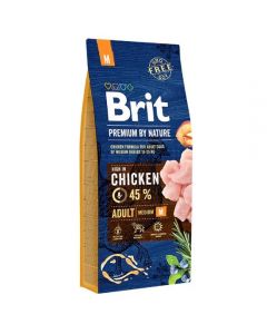 Brit Premium by Nature dry food for adult dogs of medium breeds 15kg - cheap price - buy-pharm.com