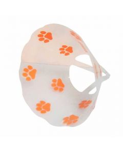 Funcol transparent collar with paws protective, orange 12.5cm - cheap price - buy-pharm.com