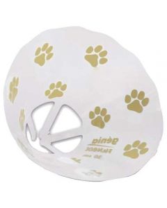 Funcol transparent collar with paws protective, yellow 20cm - cheap price - buy-pharm.com