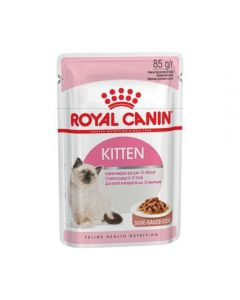 Royal Canin (Royal Kanin) Kitten Instinctive 12 for kittens from 4 to 12 months, meat in sauce 85g - cheap price - buy-pharm.com