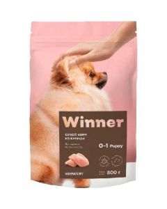WINNER dry food for puppies of small breeds chicken 800g - cheap price - buy-pharm.com