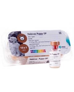 Nobivac Puppy DP vaccine for dogs (1 dose) 1 bottle 1 ml - cheap price - buy-pharm.com