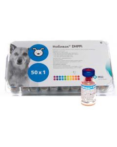 Nobivac DHPPi vaccine for dogs 1 dose - 1 bottle 1 ml - cheap price - buy-pharm.com