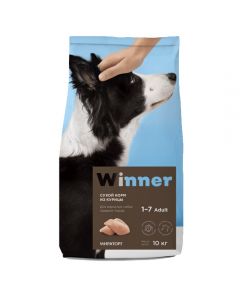 WINNER dry food for adult dogs of medium breeds chicken 10kg - cheap price - buy-pharm.com