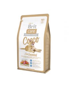 Brit (Brite Care Cat Cocco Gourmand) grainless for fastidious cats 400g - cheap price - buy-pharm.com