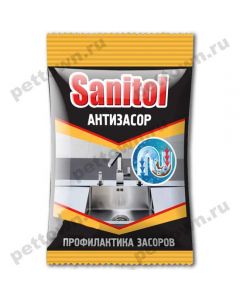 Sanitol (Sanitol) Anti-clogging for cleaning pipes 90g - cheap price - buy-pharm.com