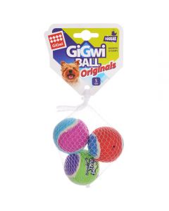 GiGwi Ball Originals 3 Squeaky Ball Toy for Dogs 4.8cm - cheap price - buy-pharm.com