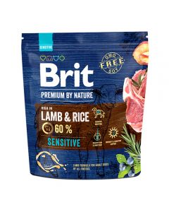 Brit (Premium by Nature Lamb & Rice) for dogs with sensitive digestion 15kg - cheap price - buy-pharm.com