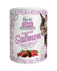 Brit Care Superfruits Salmon steril Superfruits with salmon for sterilized cats 100g - cheap price - buy-pharm.com