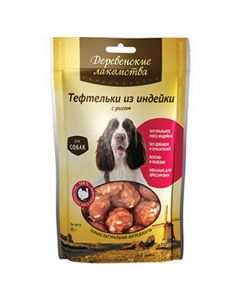 Country treats for dogs Turkey meatballs with rice 85g - cheap price - buy-pharm.com