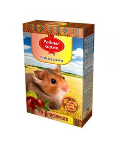 Native food Food for hamsters with fruit 400g - cheap price - buy-pharm.com