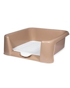Small toilet with a net for dogs 400 * 400 * 155mm - cheap price - buy-pharm.com