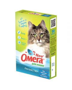 Omega Neo + Stomach Removal Treat for cats 90 tablets - cheap price - buy-pharm.com