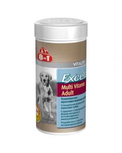 8in1 Excel Multi Vitamin Adult Multivitamin for Adult Dogs 70 Tablets - cheap price - buy-pharm.com