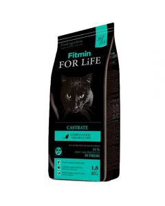 Fitmin For Life (Fitmin For Life) food for cats sterilized and castr 1,8 kg - cheap price - buy-pharm.com