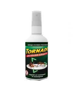 Tornado Anti-mite 2 in 1 spray against ticks and mosquitoes 100ml - cheap price - buy-pharm.com