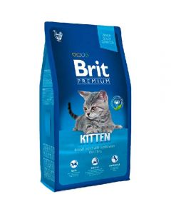Brit (Brit New Premium Cat) Kitten for kittens with chicken in salmon sauce 800g - cheap price - buy-pharm.com