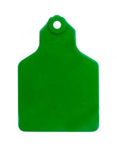 Middle double tag for tongs (green) - cheap price - buy-pharm.com