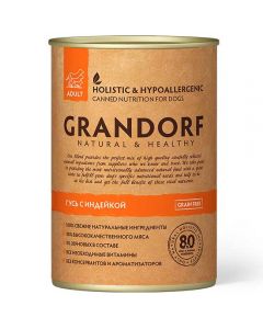 Grandorf canned food for dogs Goose and Turkey (GOOSE & TURKEY) 400g - cheap price - buy-pharm.com