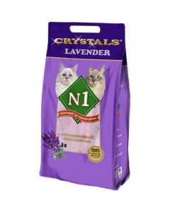 №1 Crystals Lavender Silica gel cat litter with lavender 5L - cheap price - buy-pharm.com