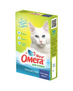 Omega Neo + treat Shiny wool with biotin and taurine 90 tablets - cheap price - buy-pharm.com
