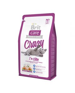 Brit (Brite Care Cat Crazy Kitten) for kittens, pregnant and lactating cats 2kg - cheap price - buy-pharm.com