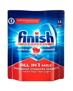 Finish All in 1 Max Dishwasher Tablets Phosphate Free 13 Tablets - cheap price - buy-pharm.com