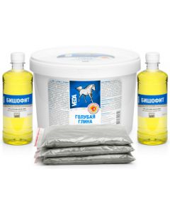 Blue Clay with arnica and bischofite 1.5 kg + 2 bottles of 500 ml - cheap price - buy-pharm.com
