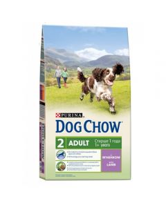 Dog Chow Adult dry food for dogs over 1 year old lamb 2,5kg - cheap price - buy-pharm.com