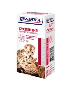 Prazitel suspension for cats and kittens 15ml - cheap price - buy-pharm.com