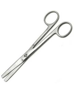 Straight surgical blunt-pointed scissors 170mm (n-6) - cheap price - buy-pharm.com