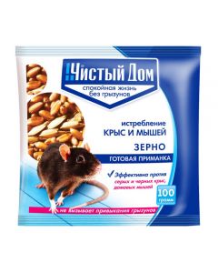 Clean House Foret grain bait from rodents 100g - cheap price - buy-pharm.com