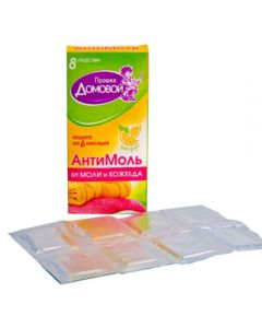 Brownie Proshka Antimol from moths and skin Citrus 8pcs - cheap price - buy-pharm.com