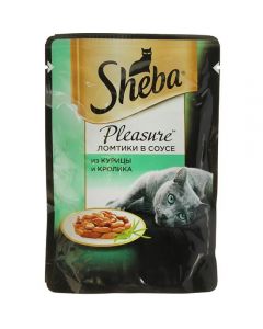 Sheba (Sheba) Pleasure chicken / rabbit 85g - cheap price - buy-pharm.com