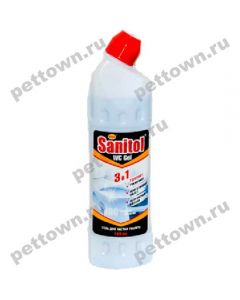 Sanitol (Sanitol wc cleaner) gel for cleaning the toilet 3in1 750ml - cheap price - buy-pharm.com