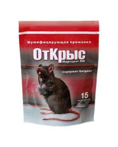 Rats mummifying bait (15 doses) 150g - cheap price - buy-pharm.com
