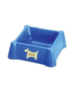 OUT! Square bowl L for dogs 22.8 * 22.8 * 7.7cm - cheap price - buy-pharm.com