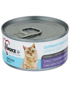 1st Choice Canned food for cats tuna with tilapia and pineapple 85g - cheap price - buy-pharm.com