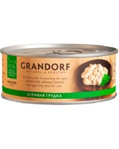 Grandorf (Grandorf Chicken in Broth) canned food for cats Chicken breast 70g - cheap price - buy-pharm.com