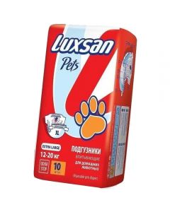 Luxsan Luxan Pets Absorbent diapers for pets XL 12-20kg 10pcs . - cheap price - buy-pharm.com