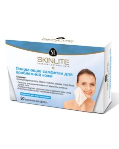 Buy Skinlite Cleansing wipes, for problem skin, 30 pcs | Online Pharmacy | https://buy-pharm.com