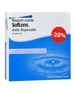 Buy Contact Lenses Bausch + Lomb SofLens Daily Disposable Daily, -2.25 / 14.2 / 8.6, 90 pcs. | Online Pharmacy | https://buy-pharm.com