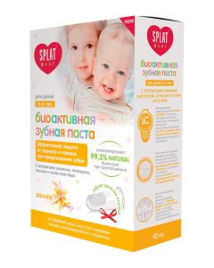 Buy Splat toothpaste for children Vanilla from 0 to 3 years 40 ml | Online Pharmacy | https://buy-pharm.com