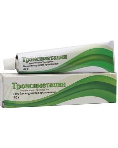 Buy Troxymetacin gel for external use, tube 40 g | Online Pharmacy | https://buy-pharm.com