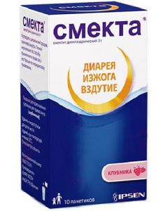 Buy Smecta pore. prigot. suspension d / int. reception (strawberry) pack. 3g # 10 | Online Pharmacy | https://buy-pharm.com